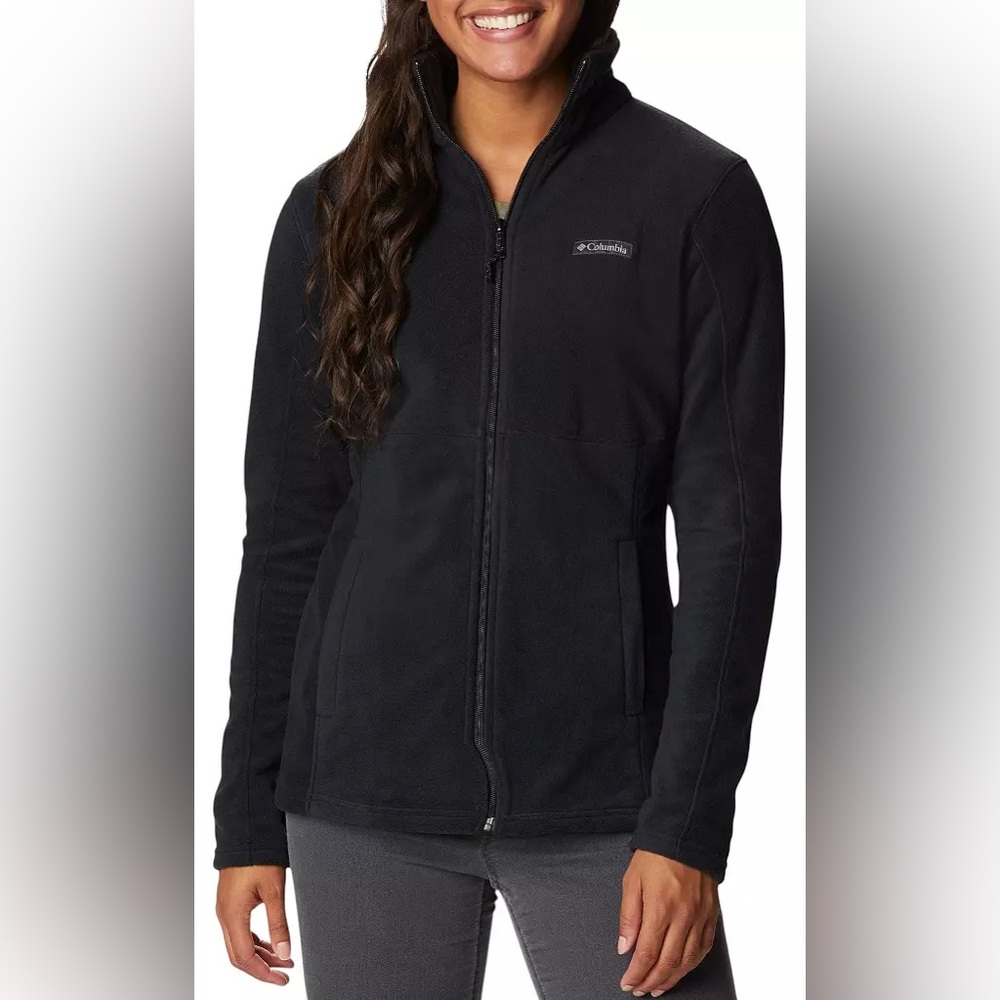 Columbia Women's Black Fleece Jacket - Full-Zip